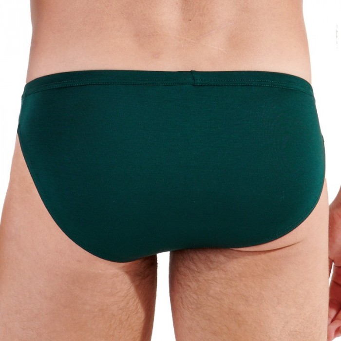 Brief of the brand HOM - Micro Brief Comfort Tencel Soft - green - Ref : 402463 00DG