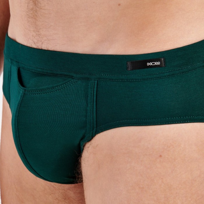 Slip del marchio HOM - Micro Slip Comfort HO1 Tencel Soft - verde - Ref : 402464 00DG