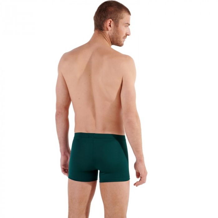 Boxershorts, Shorty der Marke HOM - Tencel Soft Komfort-Boxershorts HO1 - grün - Ref : 402465 00DG