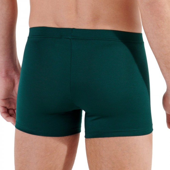 Pantaloncini boxer, Shorty del marchio HOM - Boxer comfort HO1 Tencel Soft - verde - Ref : 402465 00DG