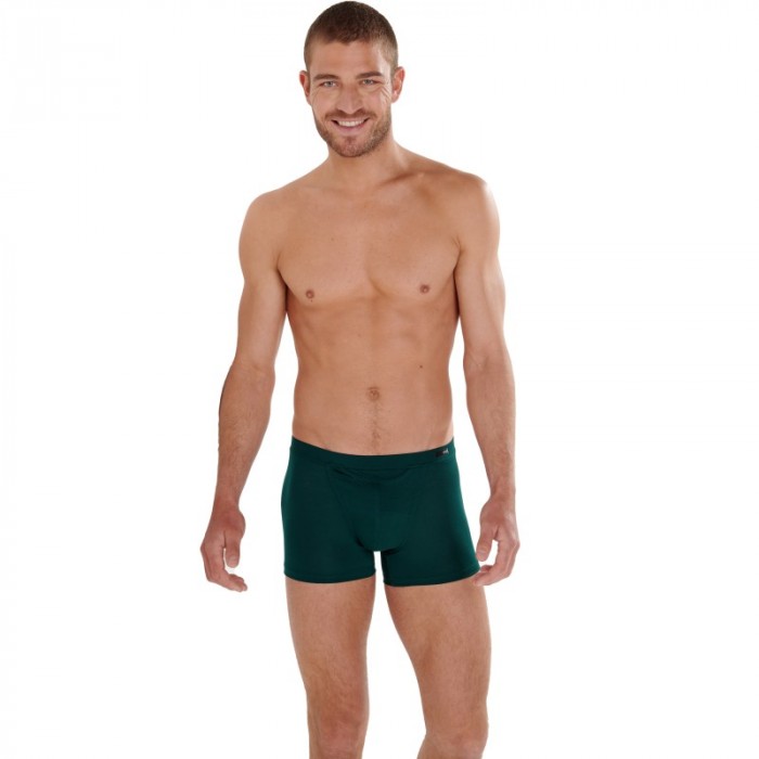Boxer shorts, Shorty of the brand HOM - Boxer confort HO1 Tencel Soft - green - Ref : 402465 00DG