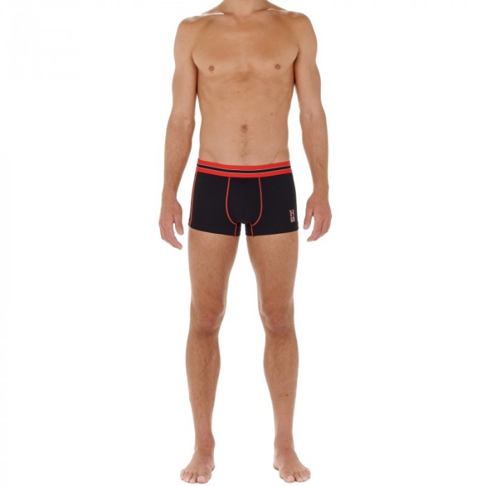 Shorts Boxer, Shorty de la marca HOM - Bóxer corto HOM Homrun - negro - Ref : 402654 0004