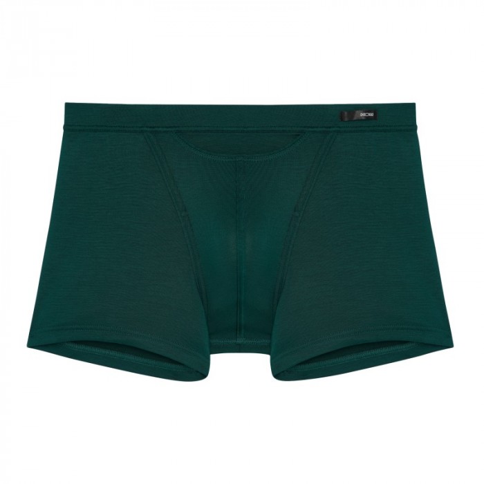 Boxershorts, Shorty der Marke HOM - Tencel Soft Komfort-Boxershorts HO1 - grün - Ref : 402465 00DG