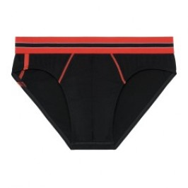 Slip de la marca HOM - Micro Calzoncillos HOM Homrun - negro - Ref : 402655 0004