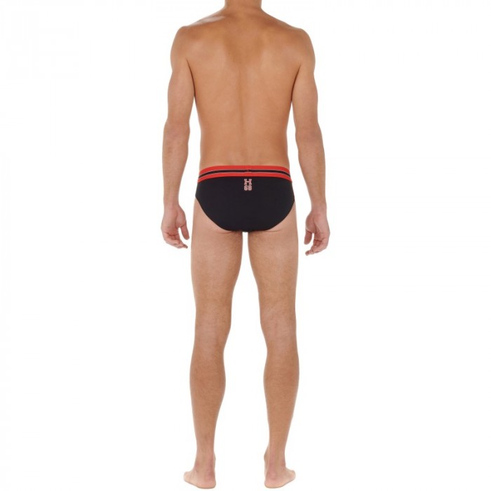 Slip, Tanga de la marque HOM - Micro Slip HOM Homrun - noir - Ref : 402655 0004