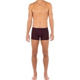 Boxer shorts, Shorty of the brand HOM - Boxer comfort Tencel Soft - burgundy - Ref : 402678 00ZQ