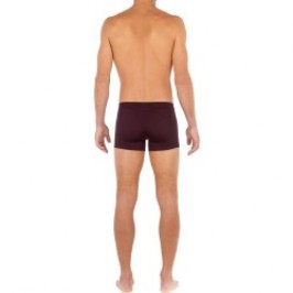 Pantaloncini boxer, Shorty del marchio HOM - Boxer comfort Tencel Soft - bordeaux - Ref : 402678 00ZQ