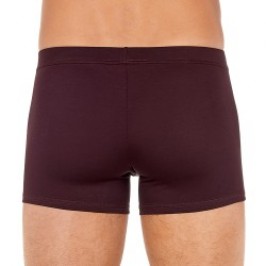 Shorts Boxer, Shorty de la marca HOM - Bóxer confort Tencel Soft - burdeos - Ref : 402678 00ZQ