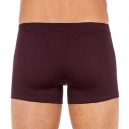 Pantaloncini boxer, Shorty del marchio HOM - Boxer comfort Tencel Soft - bordeaux - Ref : 402678 00ZQ