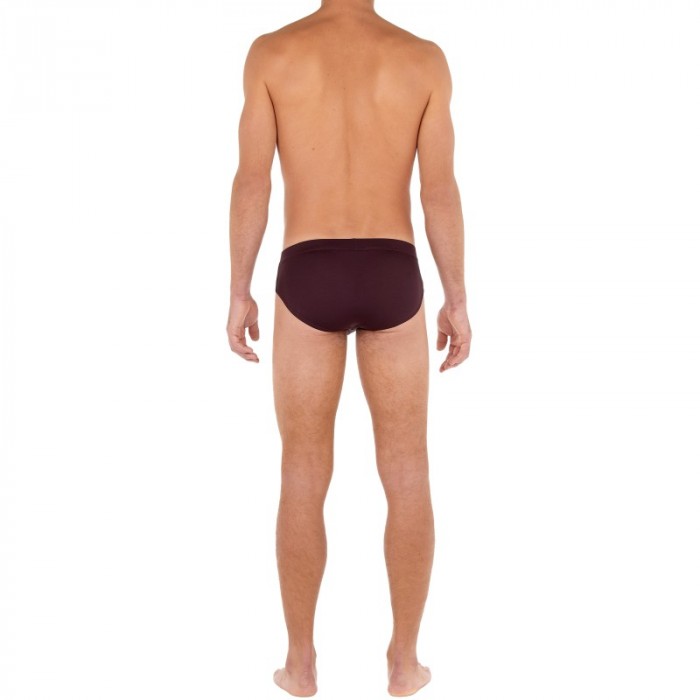 Slip del marchio HOM - Micro Slip Comfort Tencel Soft - bordeaux - Ref : 402677 00ZQ