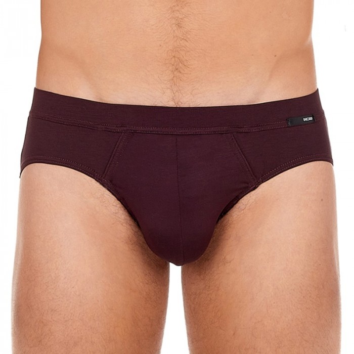 Slip del marchio HOM - Micro Slip Comfort Tencel Soft - bordeaux - Ref : 402677 00ZQ