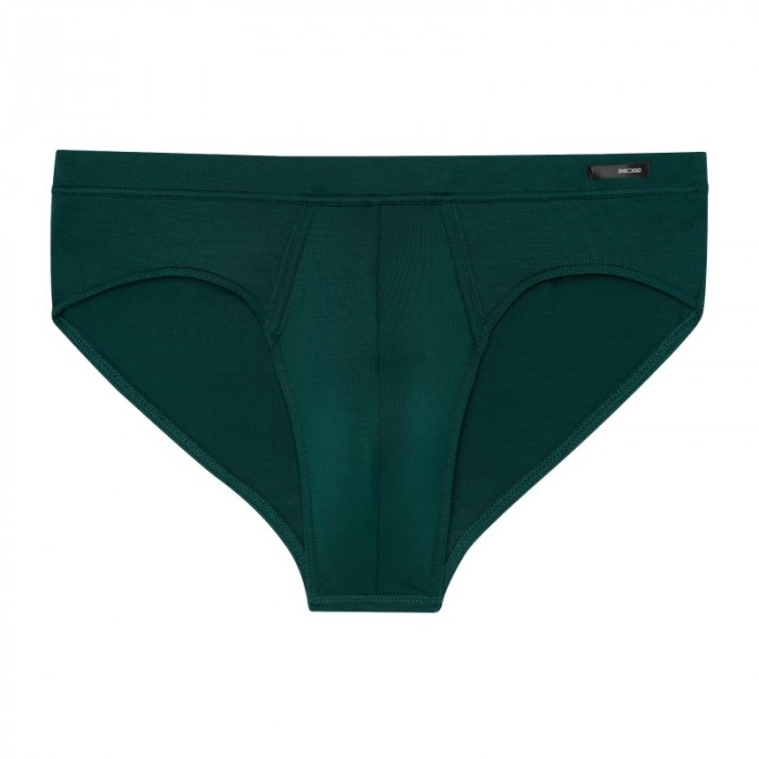 Slip, Tanga de la marque HOM - Mini Slip Comfort Tencel Soft - vert - Ref : 402677 00DG