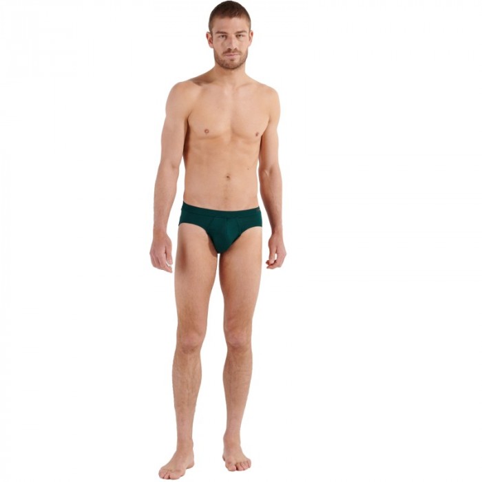 Brief of the brand HOM - Mini Brief Comfort Tencel Soft - green - Ref : 402677 00DG