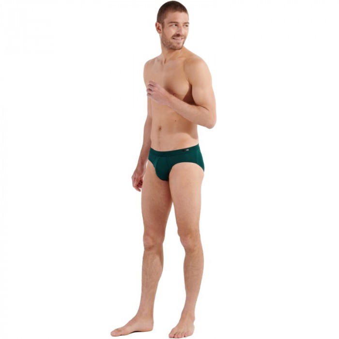 Brief of the brand HOM - Mini Brief Comfort Tencel Soft - green - Ref : 402677 00DG