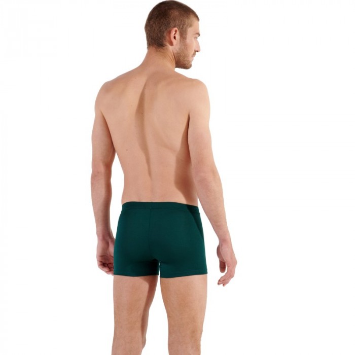 Boxershorts, Shorty der Marke HOM - Boxerkomfort Tencel Soft - grün - Ref : 402678 00DG