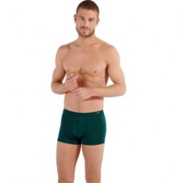 Boxershorts, Shorty der Marke HOM - Boxerkomfort Tencel Soft - grün - Ref : 402678 00DG
