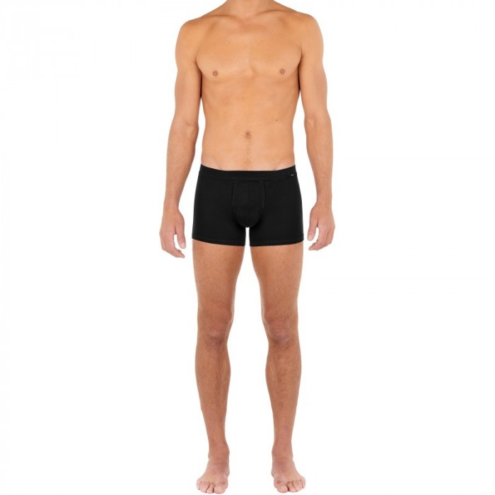 Boxer shorts, Shorty of the brand HOM - Boxer comfort Tencel Soft - black - Ref : 402678 0004