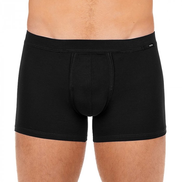 Boxershorts, Shorty der Marke HOM - Boxerkomfort Tencel Soft - schwarz - Ref : 402678 0004