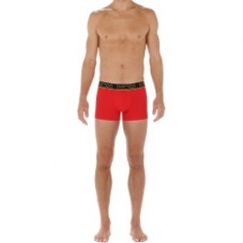 Boxershorts, Shorty der Marke HOM - Packung mit 2 Boxershorts HOM Ivano 2 - Ref : 402664 D006