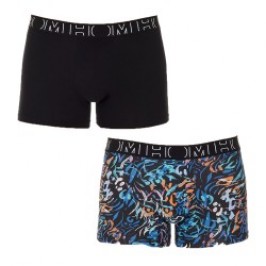 Pantaloncini boxer, Shorty del marchio HOM - Confezione da 2 boxer HOM Vassily - Ref : 402662 D042