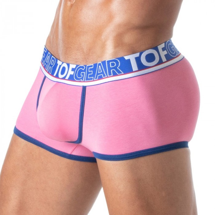 Pantaloncini boxer, Shorty del marchio TOF PARIS - Boxer Champion Tof Paris - Rosa - Ref : TOF297P