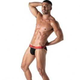 Slip de la marca TOF PARIS - Tanga Champion Tof Paris - Negro - Ref : TOF299N