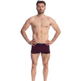 Kurze der Marke L HOMME INVISIBLE - Querelle de Brest - Short Freedom marineblau und rot - Ref : HW139 QDB 949