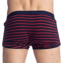 Short of the brand L HOMME INVISIBLE - Querelle de Brest - Short Freedom navy and red - Ref : HW139 QDB 949