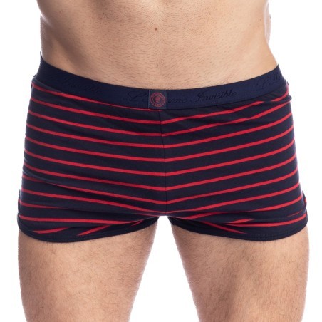 Querelle de Brest - Short Freedom blu navy e rosso