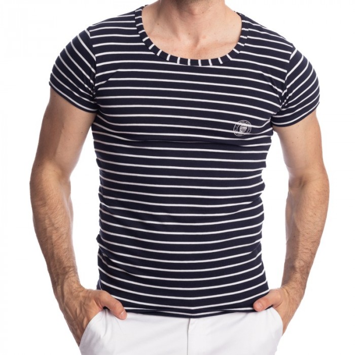 Manches courtes de la marque L HOMME INVISIBLE - Querelle de Brest - T-shirt - Ref : MY92 QDB RAY49