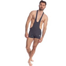 Body de la marque L HOMME INVISIBLE - Querelle de Brest - Singlet Combinaison - Ref : HW145 QDB RAY49