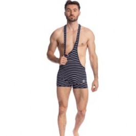 Body de la marque L HOMME INVISIBLE - Querelle de Brest - Singlet Combinaison - Ref : HW145 QDB RAY49