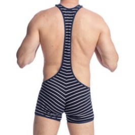 Body de la marque L HOMME INVISIBLE - Querelle de Brest - Singlet Combinaison - Ref : HW145 QDB RAY49