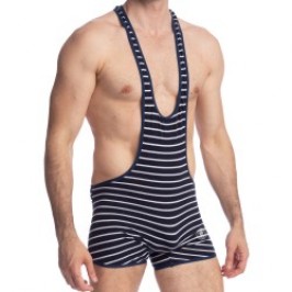 Body de la marque L HOMME INVISIBLE - Querelle de Brest - Singlet Combinaison - Ref : HW145 QDB RAY49