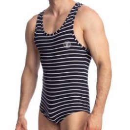 Body del marchio L HOMME INVISIBLE - Querelle de Brest - Racerback Tuta - Ref : HW168 QDB RAY49