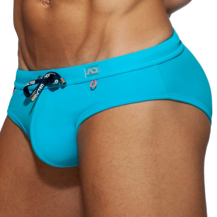 Bath Brief of the brand ADDICTED - Racing Side Swimsuit - blue - Ref : ADS231 C08