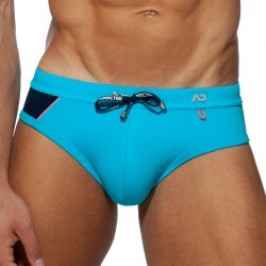 Bath Brief of the brand ADDICTED - Racing Side Swimsuit - blue - Ref : ADS231 C08