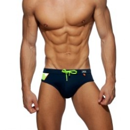 Slip de bain de la marque ADDICTED - Slip de bain Racing Side - marine - Ref : ADS231 C09