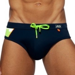 Bath Brief of the brand ADDICTED - Racing Side Swimsuit - navy - Ref : ADS231 C09