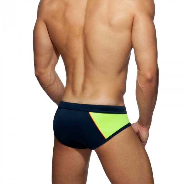 Bath Brief of the brand ADDICTED - Racing Side Swimsuit - navy - Ref : ADS231 C09