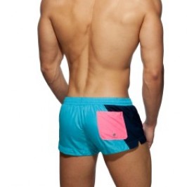 Shorts de baño de la marca ADDICTED - Pantalones cortos de natación Racing Side - azul - Ref : ADS232 C08