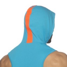 Tank top der Marke ADDICTED - Hoody Band Cotton - blau - Ref : AD1001 C08