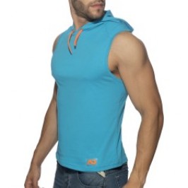 Tank top of the brand ADDICTED - Hoody Band Cotton - blue - Ref : AD1001 C08