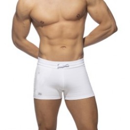 Short of the brand ADDICTED - Zip pocket sports short - white - Ref : AD1002 C01 