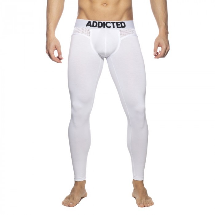 Shorts lunghi boxer del marchio ADDICTED - Briefing - bianco - Ref : AD970 C10 