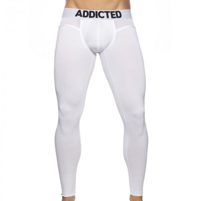 Shorts lunghi boxer del marchio ADDICTED - Briefing - bianco - Ref : AD970 C10 