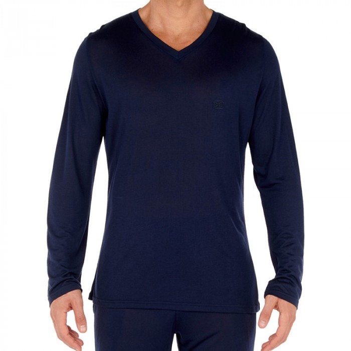 Long Sleeves of the brand HOM - Long Sleeve Shirt V HOM Cocooning - Ref : 402673 00RA