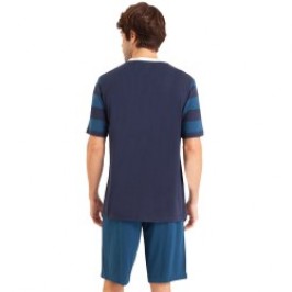 Short pajamas of the brand EMINENCE - V-neck short pyjamas Made of France Eminence - Ref : LP05 2878