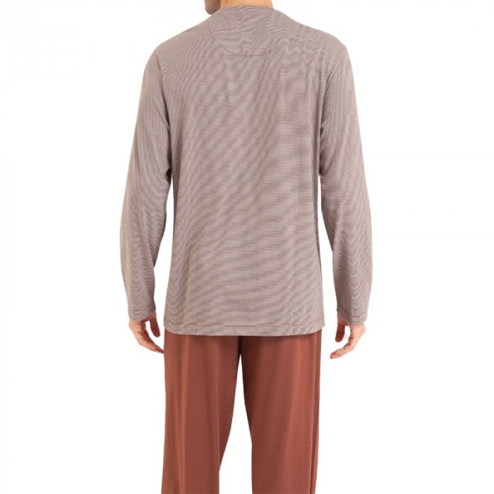 Pajamas of the brand EMINENCE - T-neck pyjamas Organic cotton Eminence - Ref : LP16 7844