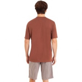 Short pajamas of the brand EMINENCE - Round neck pyjamas Organic cotton Eminence - Ref : LP98 0297